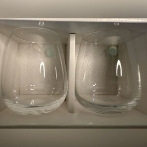 Tiffany & Co Stemless Wine Glasses